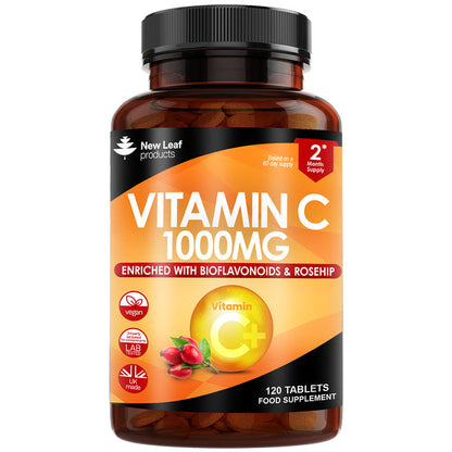New Leaf | Vitamin C Tablets 1000mg 120