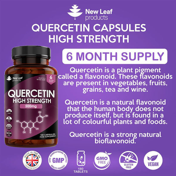 New Leaf | Quercetin Supplement High Strength 180