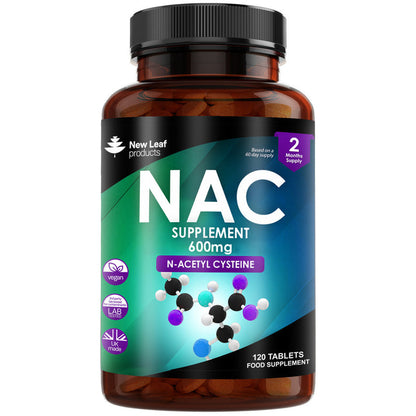 New Leaf | NAC N-Acetyl-Cysteine 600mg 120