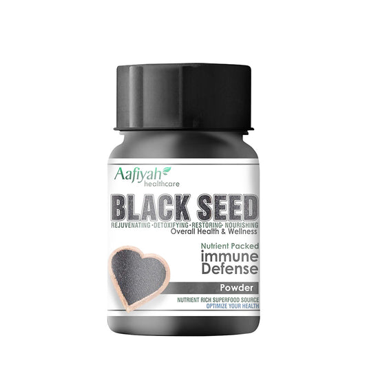 Aafiyah Healthcare | Black Seed Powder Travel Size