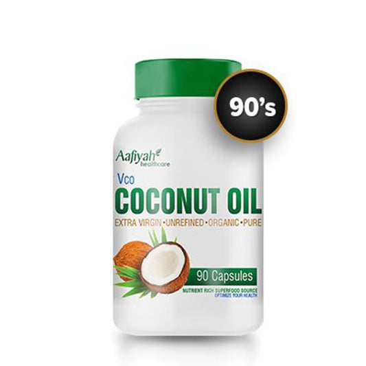 Aafiyah Healthcare | Original Coconut Oil 90 Capsules