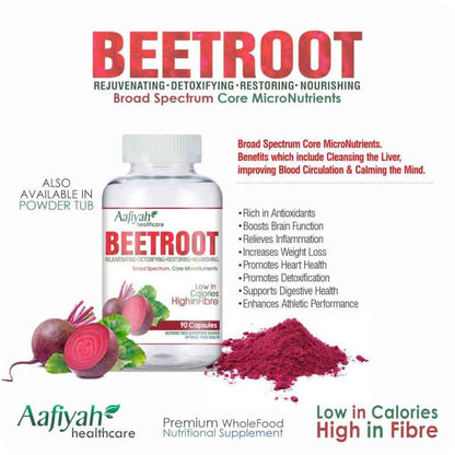 Aafiyah Healthcare Beetroot 90 Capsules