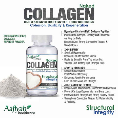 Aafiyah Healthcare Collagen Naked 90 Capsules