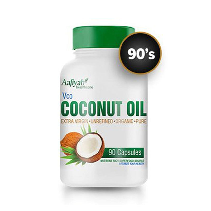 Aafiyah Healthcare Original Coconut Oil 90 Capsules