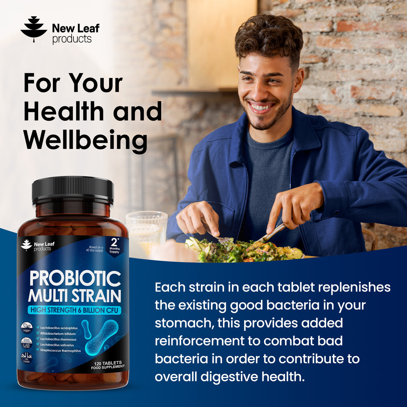 New Leaf | Probiotic Multi Strain 120