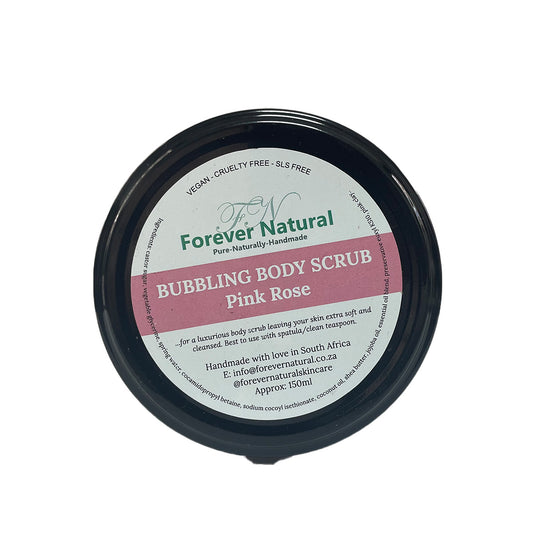 Forever Natural | Bubbling Body Scrub Pink Rose 150g