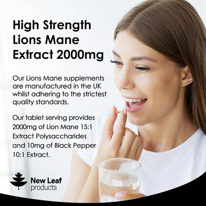 New Leaf | Lions Mane Mushroom 180