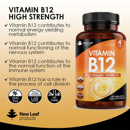 New Leaf | Vitamin B12 120