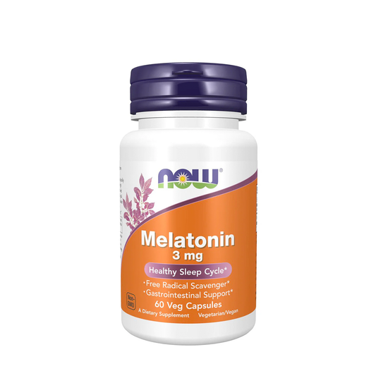 NOW Foods | Melatonin 3mg - 60 Veg Capsules