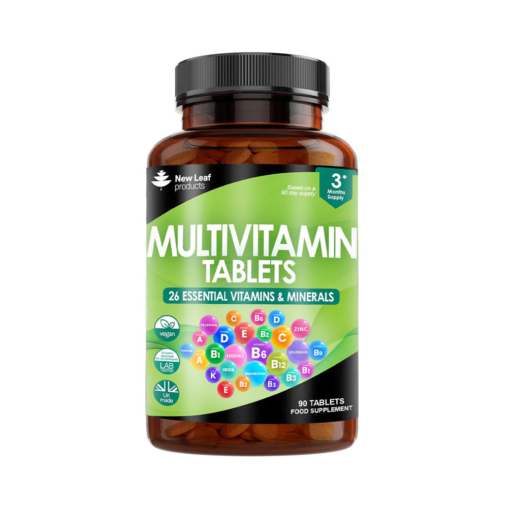 Buy New Leaf High Strength Multivitamin & Mineral Tablets | Immune Support & Energy Boost