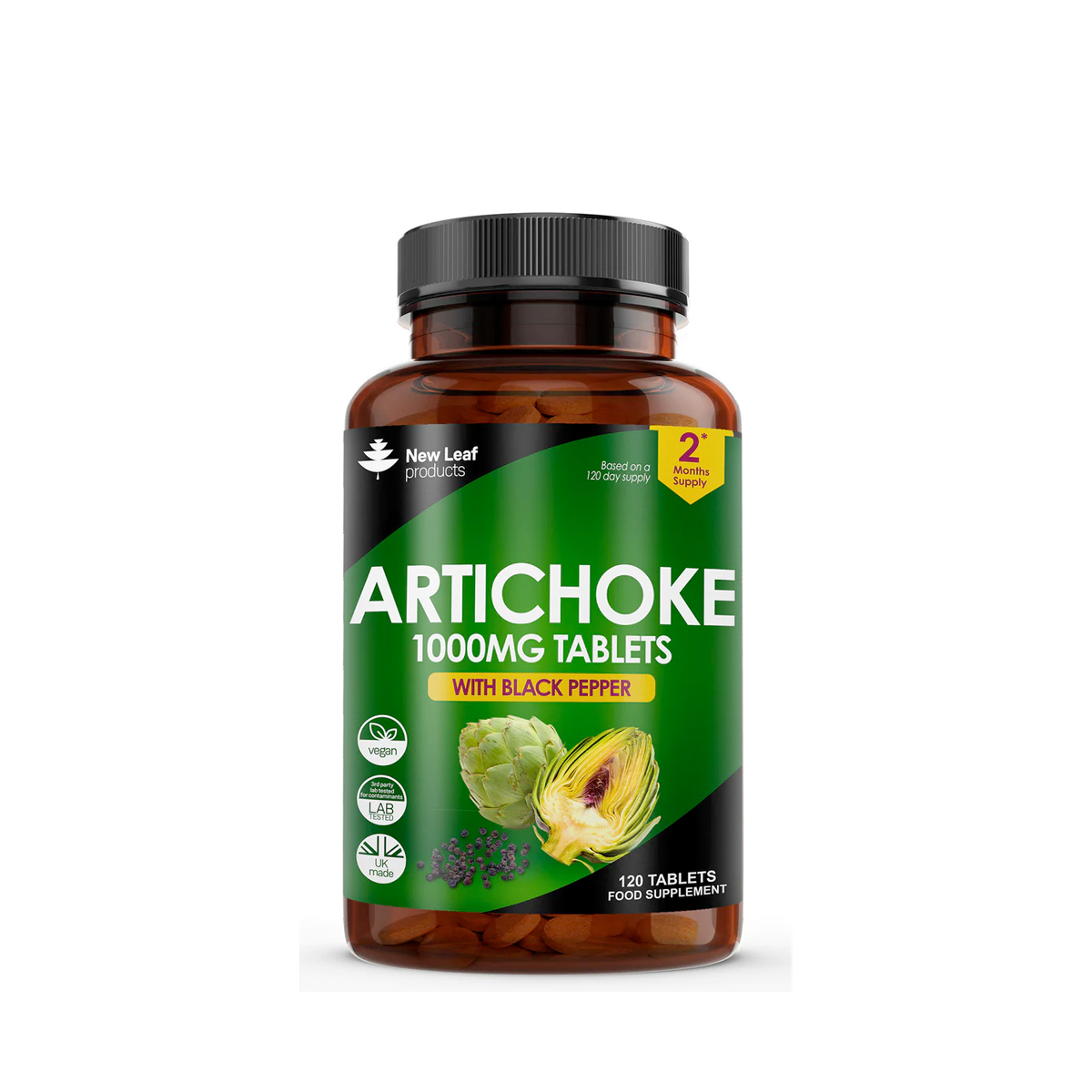 New Leaf | Artichoke 1000Mg 120 Tablets