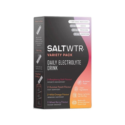 SaltWTR Daily Electrolytes Salt Variety 8 Pack