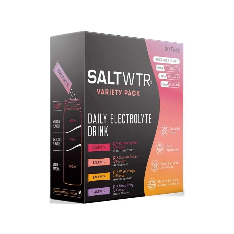 SaltWTR Daily Electrolytes Salt Variety 20 Pack