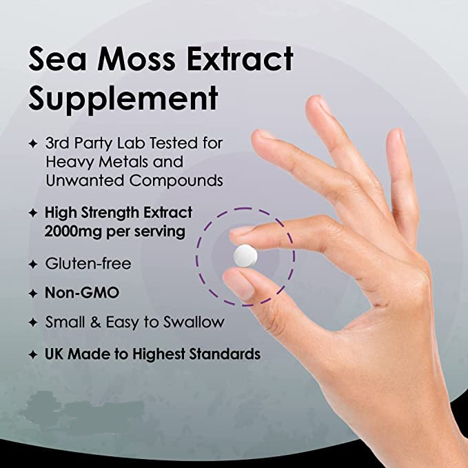 New Leaf | Sea Moss Tablets 365 (Larger Fill)