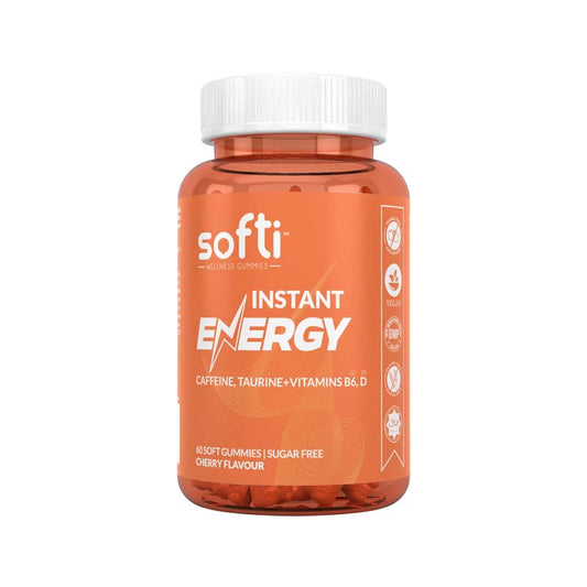 Softi Instant Energy Vitamin Gummies, 60 Soft Gummies, For a Boost of Energy